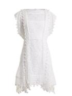 Isabel Marant Kunst Pompom-trimmed Broderie-anglaise Dress