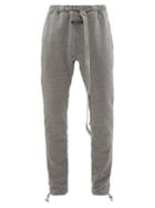 Matchesfashion.com Fear Of God - Denim-drawcord Cotton-blend Track Pants - Mens - Grey