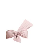 Matchesfashion.com Marysia - Venice One Shoulder Bikini Top - Womens - Light Pink