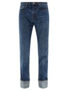 Paul Smith - Turned-up Straight-leg Jeans - Mens - Blue