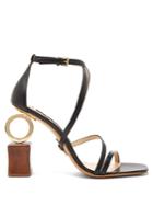 Jacquemus Samba Ornamental-heel Leather Sandals