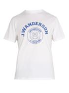 Jw Anderson University Logo-print Cotton T-shirt