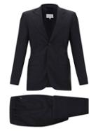 Matchesfashion.com Maison Margiela - Four Stitches Wool-fresco Two-piece Suit - Mens - Black