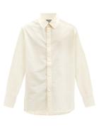 Matchesfashion.com Jacquemus - Santon Wide-sleeve Cotton-blend Shirt - Mens - White