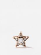 Selim Mouzannar - Istanbul Star Diamond & 18kt Gold Single Earring - Womens - Pink Gold