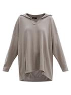 Matchesfashion.com Eskandar - Collared Cashmere And Silk Sweater - Womens - Mid Brown