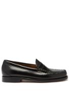 G.h. Bass & Co. - Weejuns Larson Perforated-leather Penny Loafers - Mens - Black