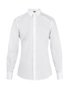 Dolce & Gabbana Convertible-cuff Cotton-poplin Shirt