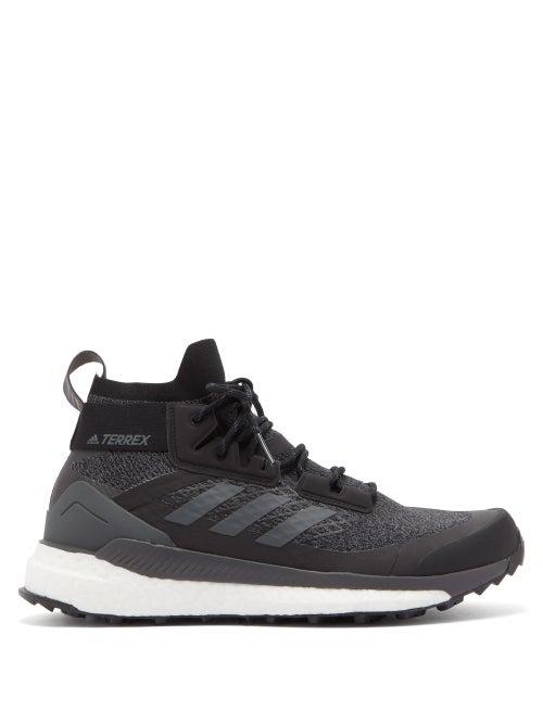 Matchesfashion.com Adidas Originals - Terrex Free Hiker High Top Primeknit Trainers - Mens - Black