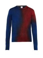 Matchesfashion.com Berluti - Shaded Cashmere And Mulberry Silk Blend Sweater - Mens - Multi