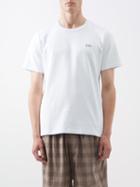 Oliver Spencer - Embroidered Organic-cotton Jersey T-shirt - Mens - White