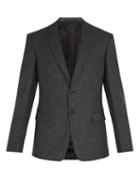 Matchesfashion.com Prada - Two Button Wool Suit Jacket - Mens - Grey