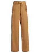 Sies Marjan Wide-leg Wool-twill Trousers