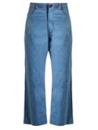 Marni Wide-leg Cotton-blend Cropped Trousers