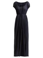 Matchesfashion.com Loup Charmant - Fortuna Cotton Dress - Womens - Navy