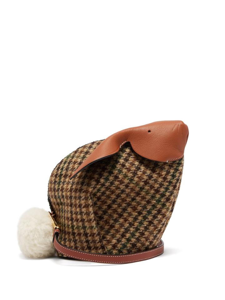 Loewe Bunny Tweed Cross-body Bag