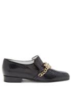 Koché Jewel And Crystal Embellished Leather Loafers