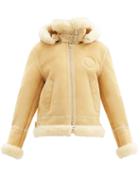 Matchesfashion.com Chlo - Hooded Shearling Coat - Womens - Beige