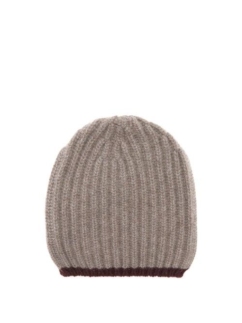 Matchesfashion.com Begg X Co - Ribbed Cashmere Beanie Hat - Mens - Brown