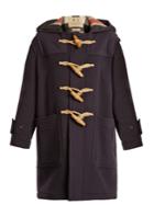 Burberry Greenwich Hooded Wool-blend Coat