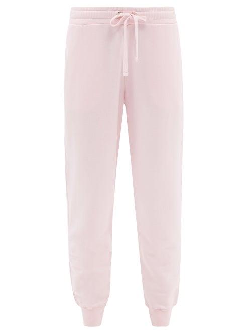 Derek Rose - Quinn Cotton-blend Jersey Track Pants - Womens - Pink