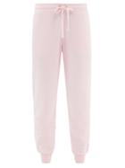 Derek Rose - Quinn Cotton-blend Jersey Track Pants - Womens - Pink