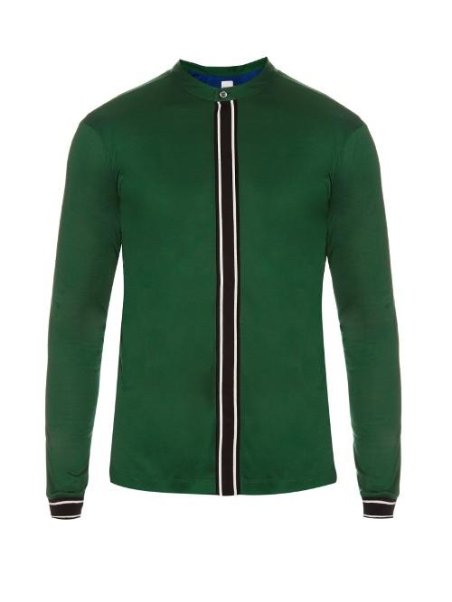 Paul Smith Stand-collar Cotton-jersey Shirt