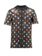 Matchesfashion.com Paco Rabanne - Polka-dot Chainmail Shirt - Mens - Black