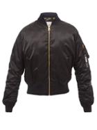 7 Moncler Fragment Hiroshi Fujiwara - Rassos Satin Bomber Jacket - Mens - Black