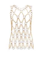 Matchesfashion.com Paco Rabanne - Chainmail Tank Top - Womens - Gold