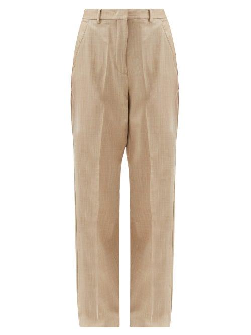 Matchesfashion.com Weekend Max Mara - Fauno Trousers - Womens - Beige