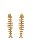 Oscar De La Renta Fish Crystal-embellished Earrings