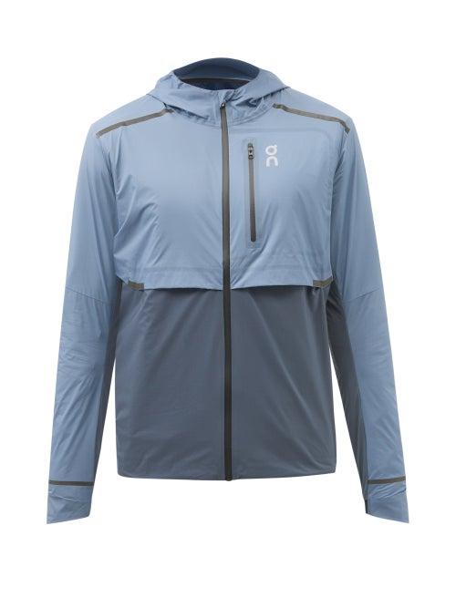 On - Weather Technical-shell Running Jacket - Mens - Blue