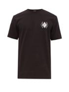 Matchesfashion.com A.p.c. - Logo Print Cotton T Shirt - Mens - Black