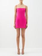 Gauge81 - Toyama Silk-twill Mini Dress - Womens - Pink