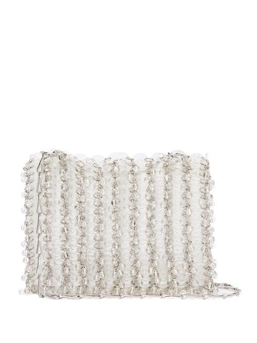 Matchesfashion.com Paco Rabanne - Iconic 1969 Plexiglass Beaded Chain Shoulder Bag - Womens - Clear