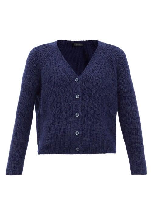 Matchesfashion.com Weekend Max Mara - Berbice Cardigan - Womens - Navy