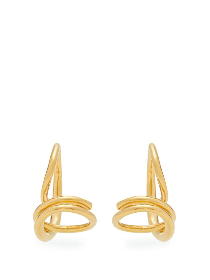 Charlotte Chesnais Round Trip Gold-vermeil Earrings