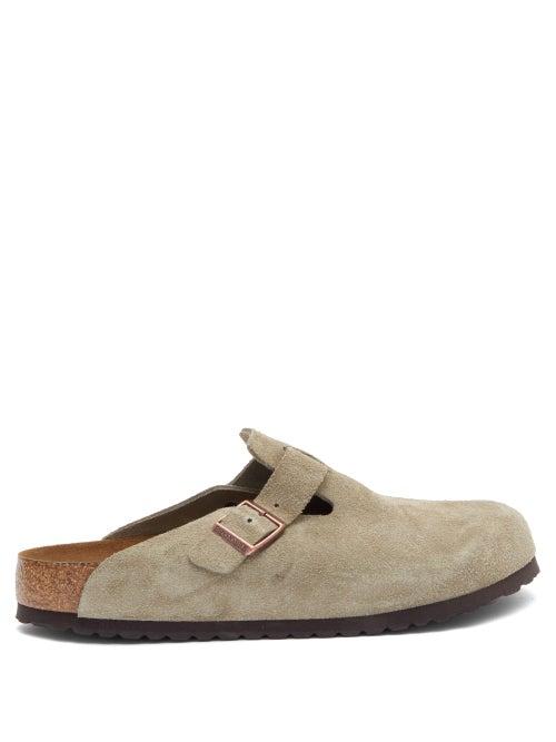 Matchesfashion.com Birkenstock - Boston Suede Sandals - Mens - Beige