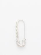 Anita Ko - Safety Pin Diamond & 18kt White-gold Earring - Womens - White Gold Multi