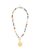 Matchesfashion.com Lizzie Fortunato - Confetti Pearl & Gold-plated Necklace - Womens - Multi