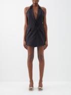 Gauge81 - Adali Wool Tuxedo Mini Dress - Womens - Black