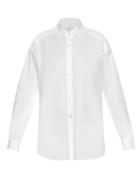 Vince Point-collar Cotton-poplin Shirt