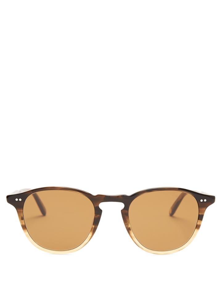 Garrett Leight Hampton 46 Round-frame Acetate Sunglasses