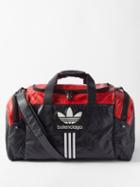 Balenciaga - X Adidas Leather Holdall - Mens - Black Red