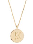 Matchesfashion.com Theodora Warre - K Charm Gold Plated Necklace - Womens - Gold