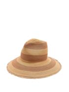 Filù Hats Riga Striped Hemp-straw Hat