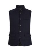 Polo Ralph Lauren Lloyd Suede-trimmed Quilted Gilet