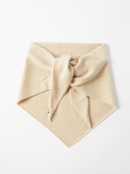 Extreme Cashmere - No.35 Stretch-cashmere Bandana - Womens - Beige