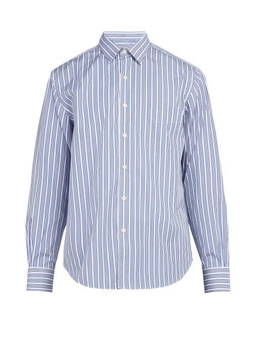Matchesfashion.com Cobra S.c. - Model 1 Striped Cotton Shirt - Mens - Multi